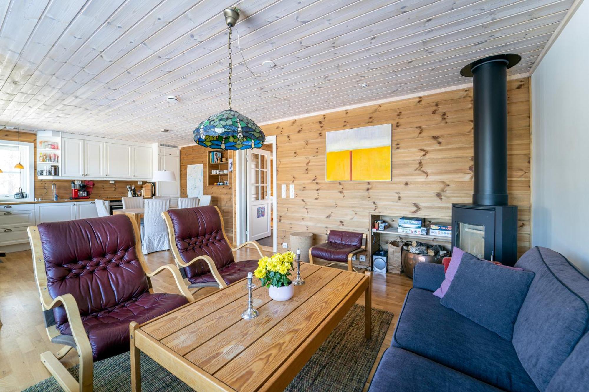 Three-Bedroom Holiday Cottage Tjorhom Exteriér fotografie